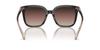 Coach HC8381F CL919 BLUSH 56 Women's Sunglasses, BLACK/TRANSPARENT