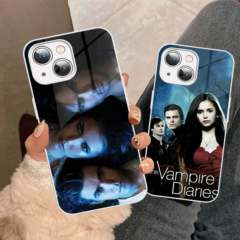The Vampire Diaries TV For IPhone 14 13 12 Mini 11 Pro XS Max X XR 14 Plus Tempered Glass Cover