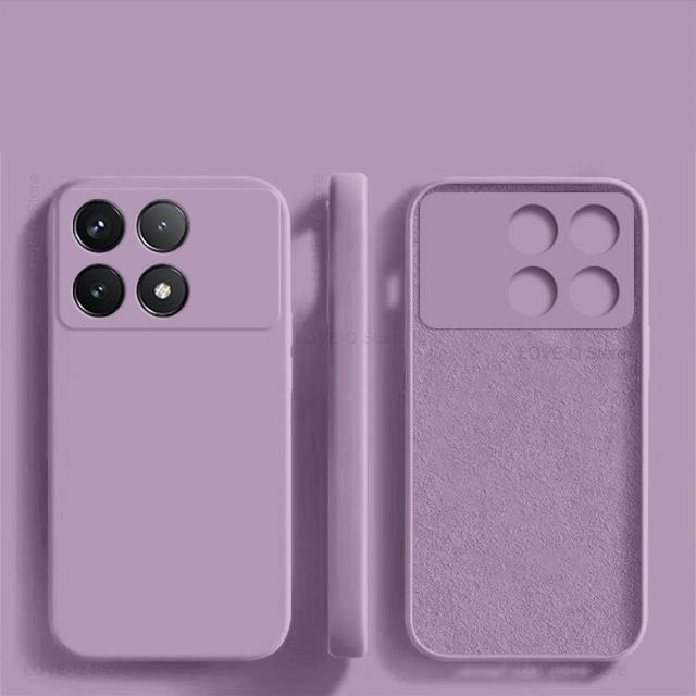 

Для Poco X6 Pro Чехол Противоударный Жидкий Силикон Мягкий TPU Чехлы для Телефонов Xiaomi Poco X6 Pro 5G Poco X 6 X6Pro PocoX6 Pro Задняя Крышка For Poco X6 Pro 5G