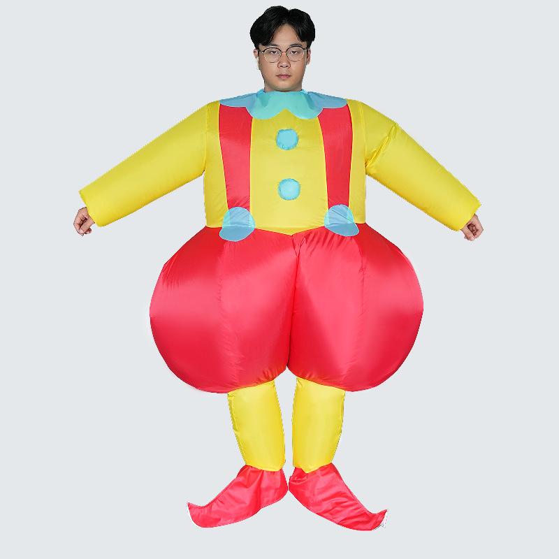 Halloween Doll Costume Adult Cartoon Doll Funny Funny Props Funny Clown Inflatable Suit