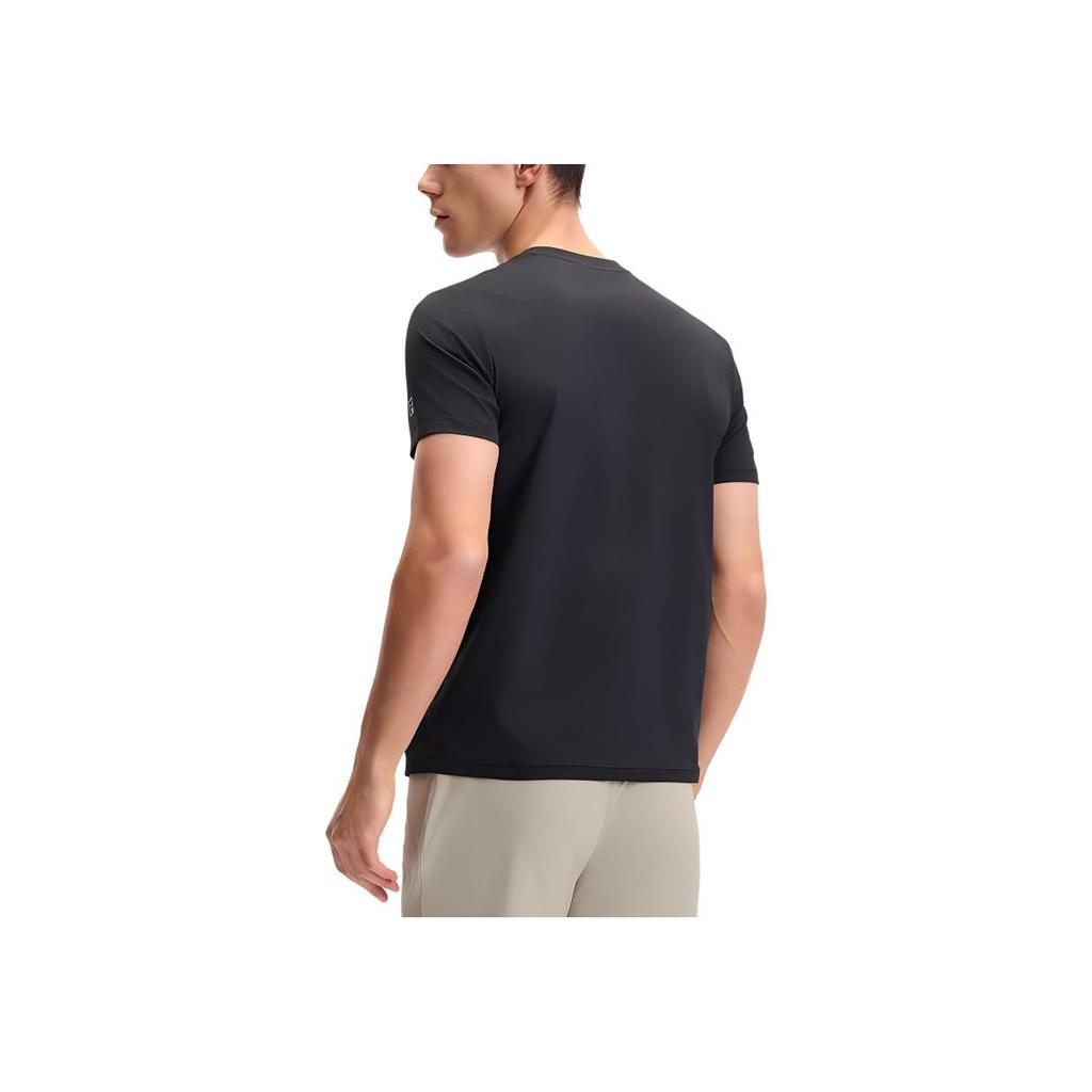 New FILA Fitness T Shirt Men's Pitch Black A11M521106F-BK