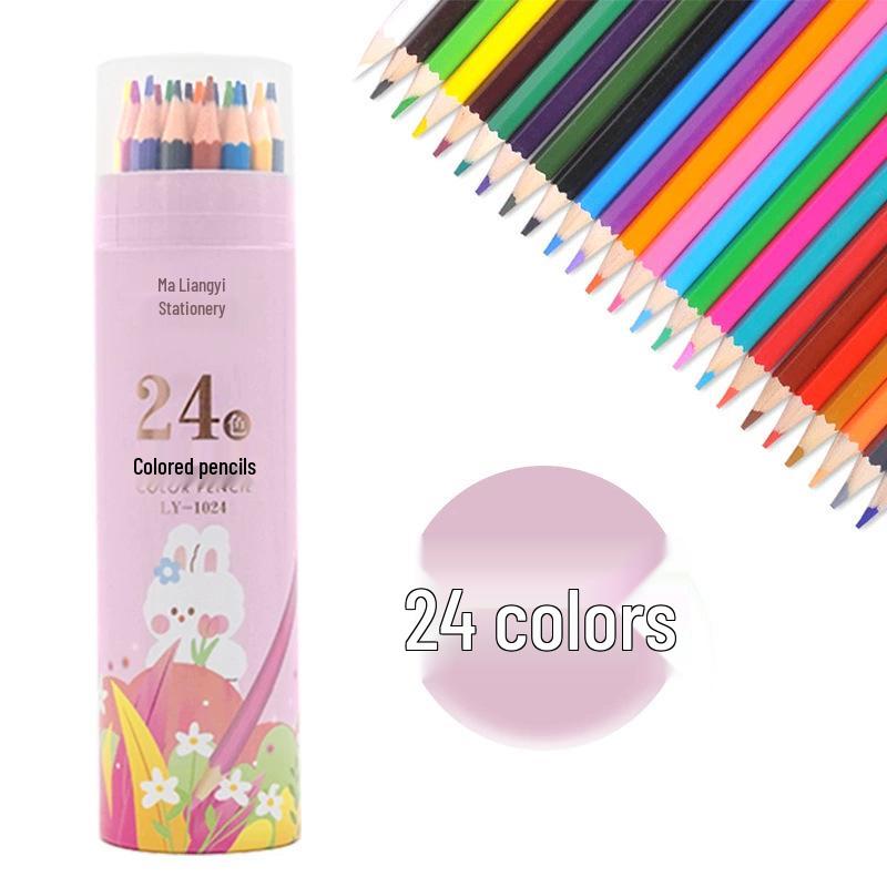 Matite Colorate per Creazioni Artistiche Fai-da-Te per Bambini (12-48 Colori)