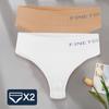 2PCS/Set M-2XL Bodyshaper G-String Panties Women Slim Underwear Female Lingerie Sexy Lady Thongs High Waist Underpants
