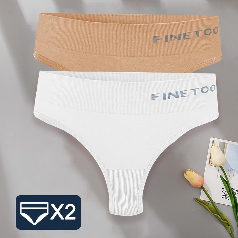 2PCS/Set M-2XL Bodyshaper G-String Panties Women Slim Underwear Female Lingerie Sexy Lady Thongs High Waist Underpants