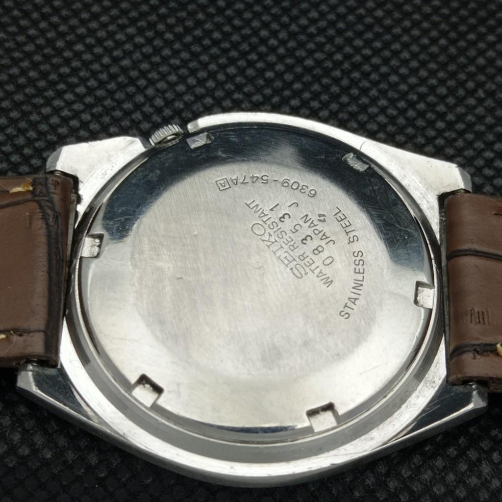 UŻYWANY ANTYCZNY SEIKO 5 AUTOMATIC 6309A JAPOŃSKI MĘSKI ZEGAREK D/D BRĄZOWY 596-a312725-2 SKU596-a312725