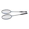 2 Player Badminton Racquets Set Lightweight Carbon Composite Double Rackets for Adults