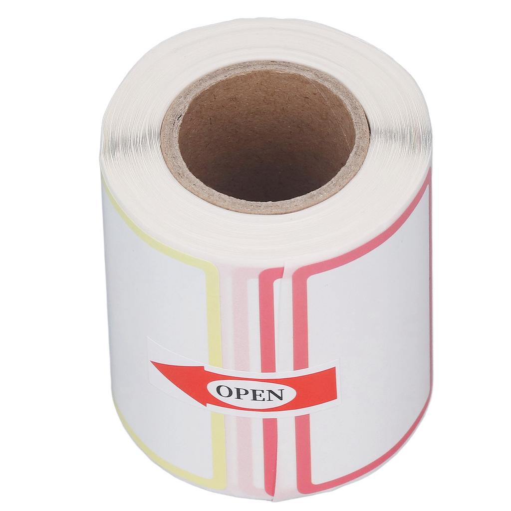 1 Roll 220 Sheet Thermal Label Printer Paper 50x30mm Waterproof Oil Resistant Self Adhesive Thermal Labels 4 Colors