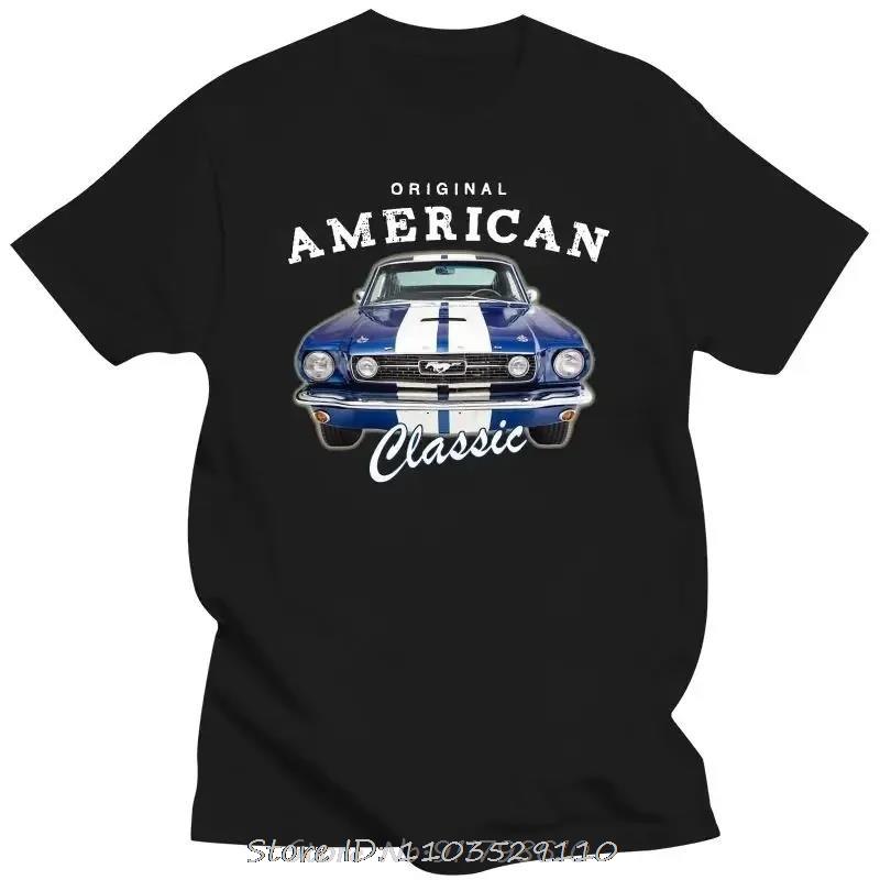 Unisexs Clothing Hot Sale TShirt Free Shiping Mustang American Summer Muscle Car Leisure Spring Tshirt Oversized Cotton T Shirt