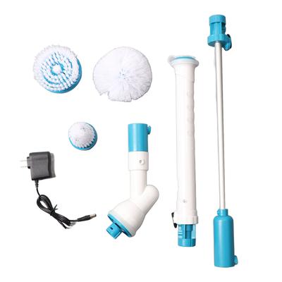 Cordless Rechargeable Electric Long Handle Cleaning Brush Self Rotating Retractable Cleaning Brush