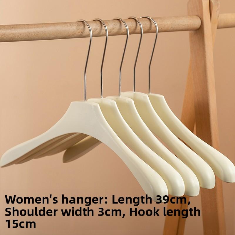 No-Trace Plastic Clothes Hangers for Clothing Stores Home Use Adult Modern Sle Iron Hook Anti-Slip Design Wardrobe Storage