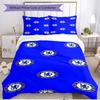 3pcs Duvet Cover Set (1*Duvet Cover + 2*Pillowcase, Without Core), Chelsea F.C Print Soft All‑Season Bedding Set, Home Bedroom Decor Gift