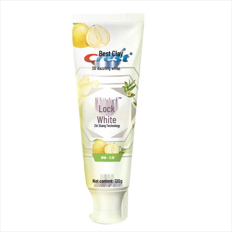 Crest Lock White Clear Pomelo White Tea Toothpaste