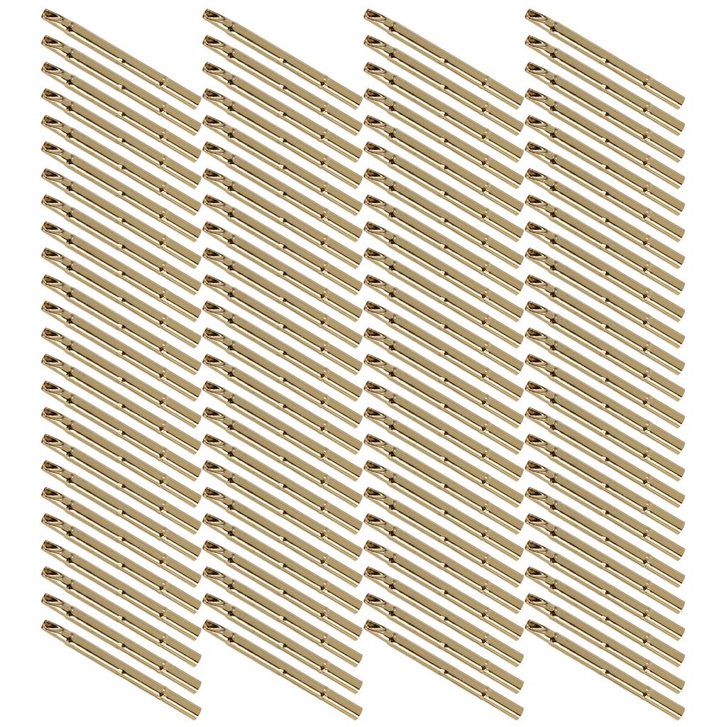 100Pcs Spring Test Probe Sleeve Brass 2.4mm Accessory Set Kit for P125 Series Pin R125‑4S