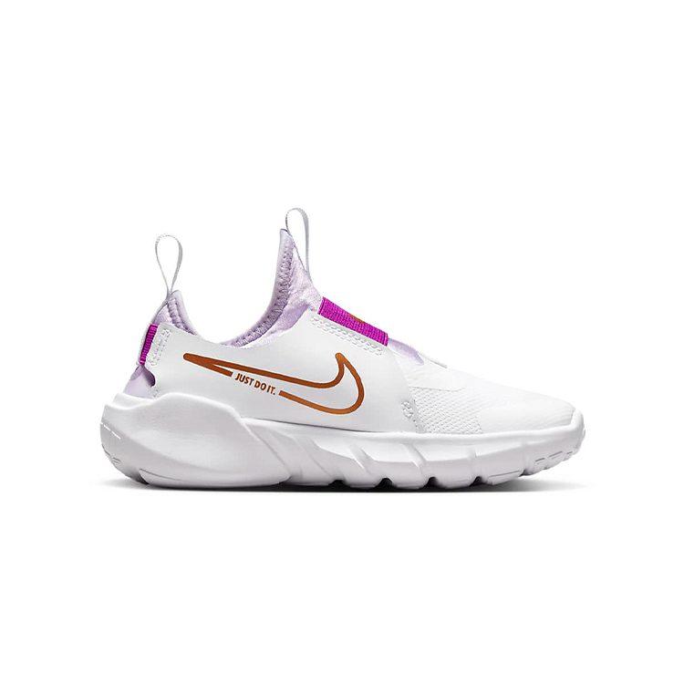 Nike Flex Runner 2 Comfortable Slip Resistant Abrasion Resistant Low Top Kids' Running Shoes White DJ6040-101