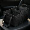 Foldable Car Organizer with Side Pockets Wear-Resistant for Travelers, Commuters
