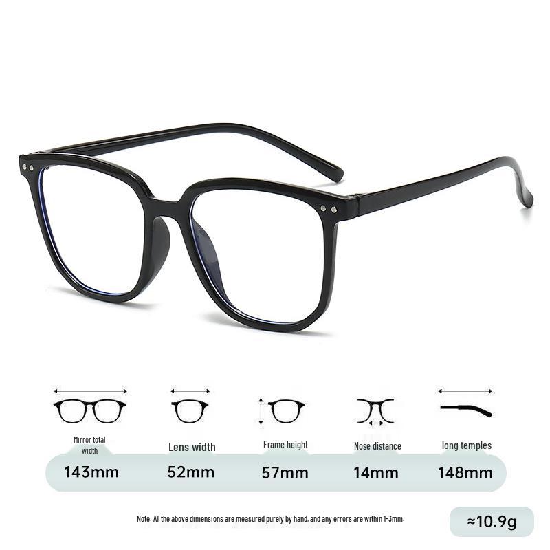 Trendy Unisex Korean-Style Myopia Glasses with High-End Anti-Blue Light Frames