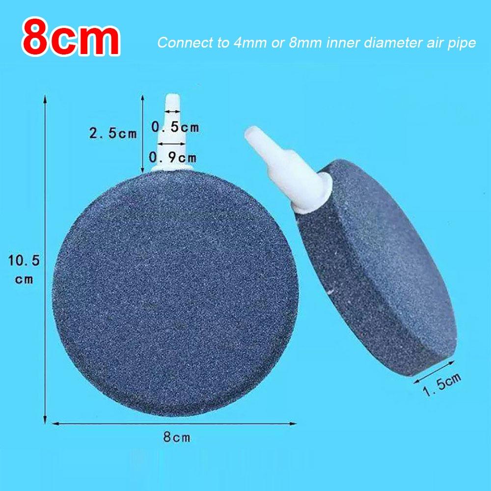 

1 шт. 4/6/8/10 см Акваріумний бульбашковий камінь Кругла гідропонна киснева пластина Акваріум для рибок Акваріумні аксесуари 8cm