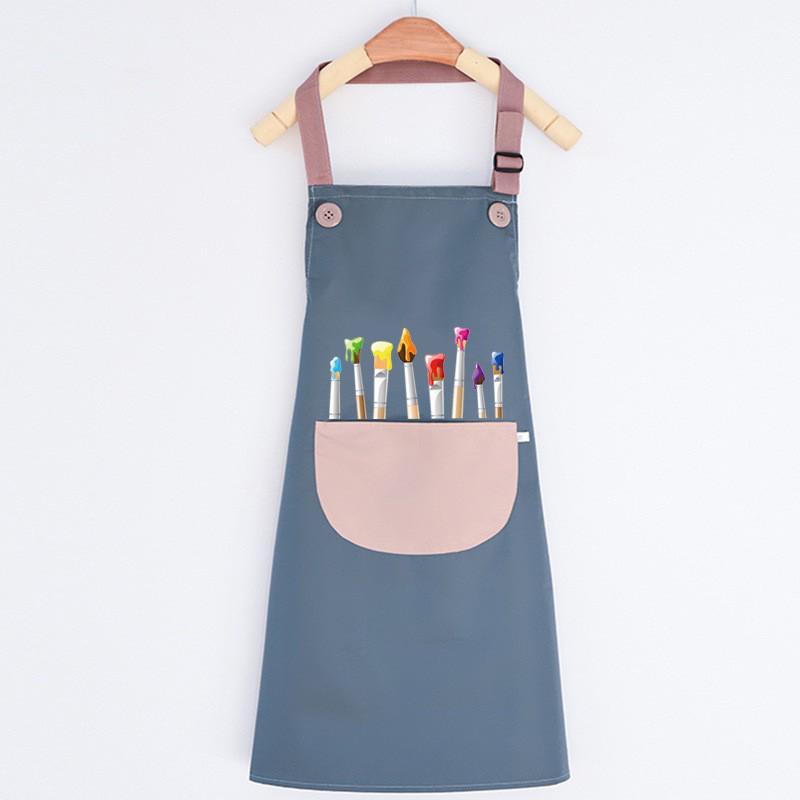 Waterproof Kids' Art Smock Apron for Boys - Kindergarten to Art Students