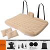 1 Set Universal Car Travel Inflatable Bed 80x130cm Auto Back Seat Trunk Mattress Air Bed Pillow For Travel Camping Family Outing