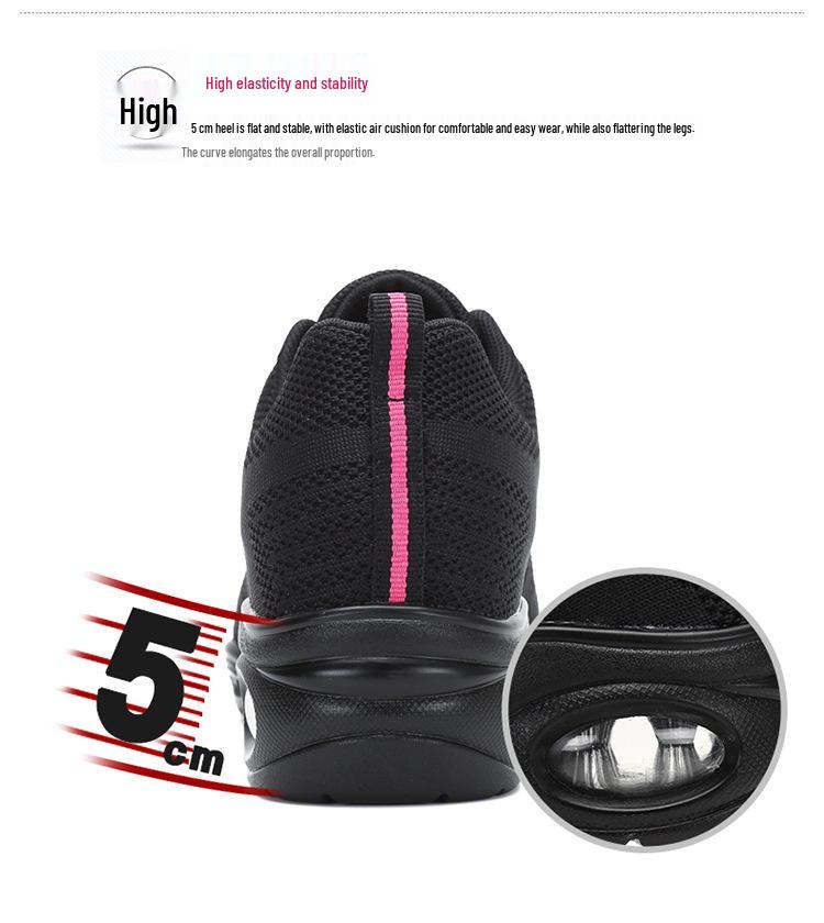 Damskie nowoczesne jazzowe buty taneczne marynarskie - miękka podeszwa, siatka Flyknit na wiosnę/lato (Styl 727)