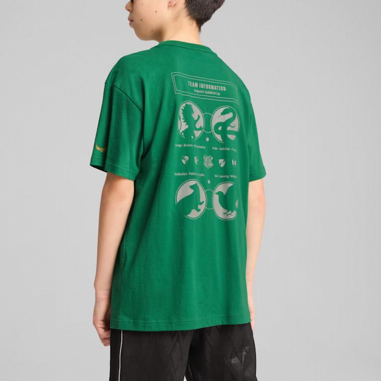 PUMA x HARRY POTTER T Shirt Green Teenagers 630077-86