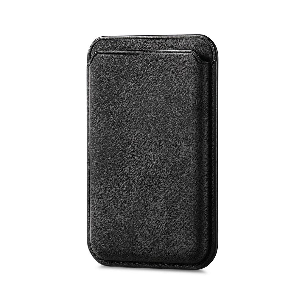 Vintage Matt Lær Magnetisk Kortholder for iPhone 12-17 Serien - MagSafe Slim Lommebok