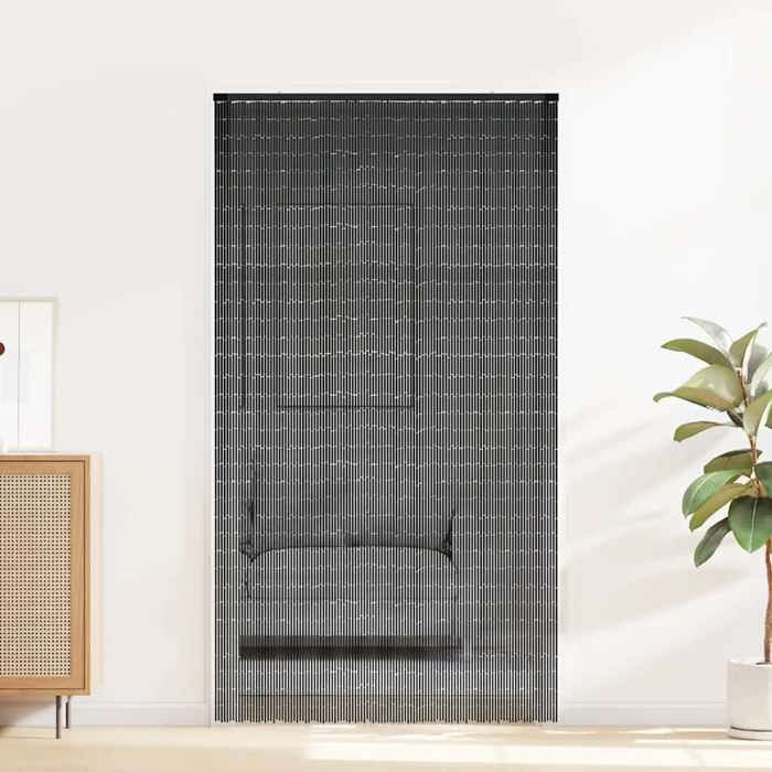 VidaXL Rideau anti-insectes gris foncé 120x220 cm bambou, rideau anti-mouches, moustiquaire de porte, rideau anti-mouches 4017451