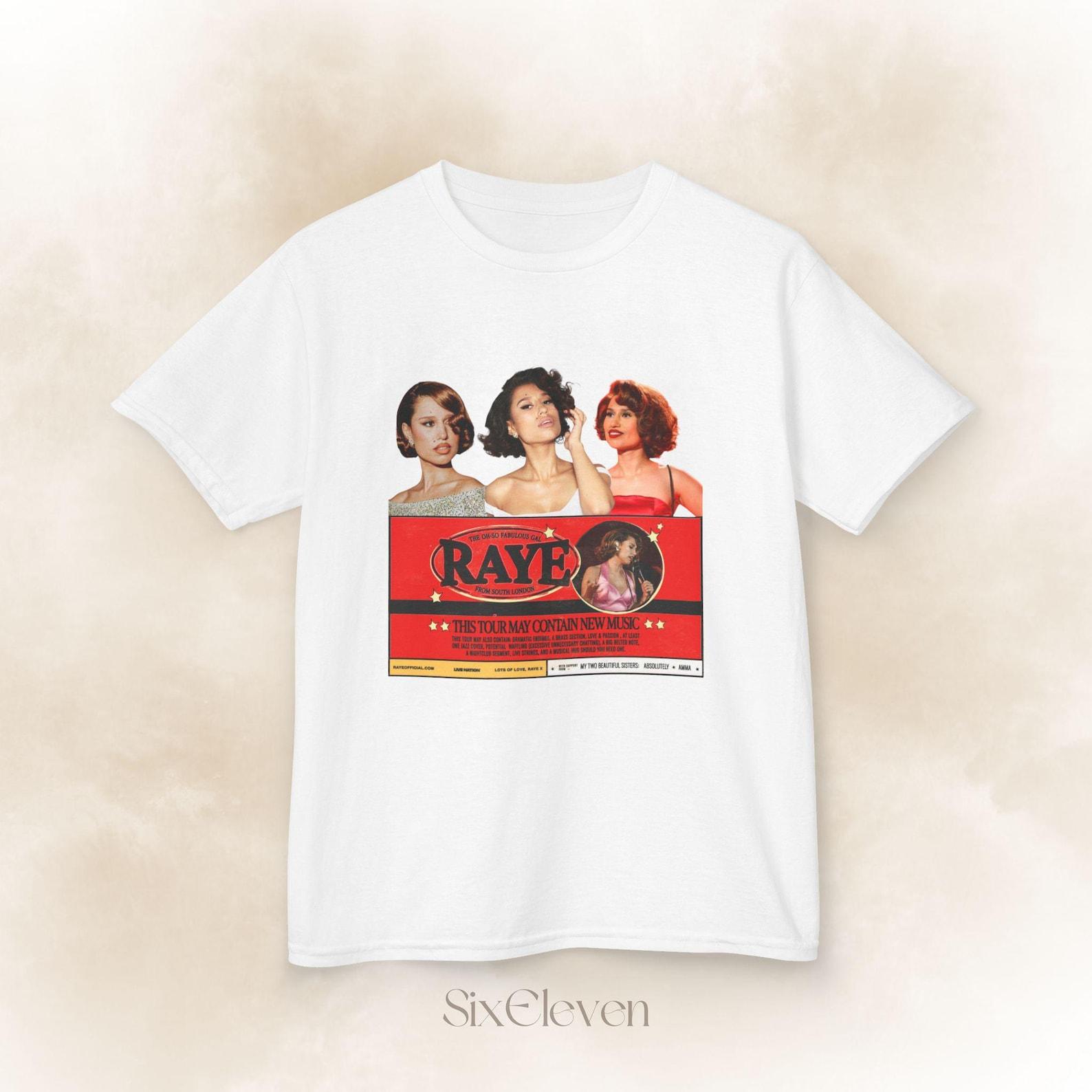 Raye KIDS Tour T-Shirt - This Tour May Contain New Music - 100% Cotton 130