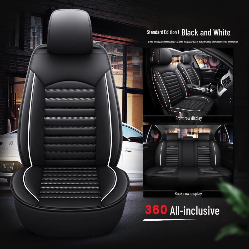 A1 Full Leather Car Seat Cushion - Universal Sport Design