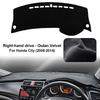 Car Dashboard Cover Pad For 2008-2014 Honda City Sunshade Protector Anti-UV Dash Mats Non-slip Pads Interior Accessories
