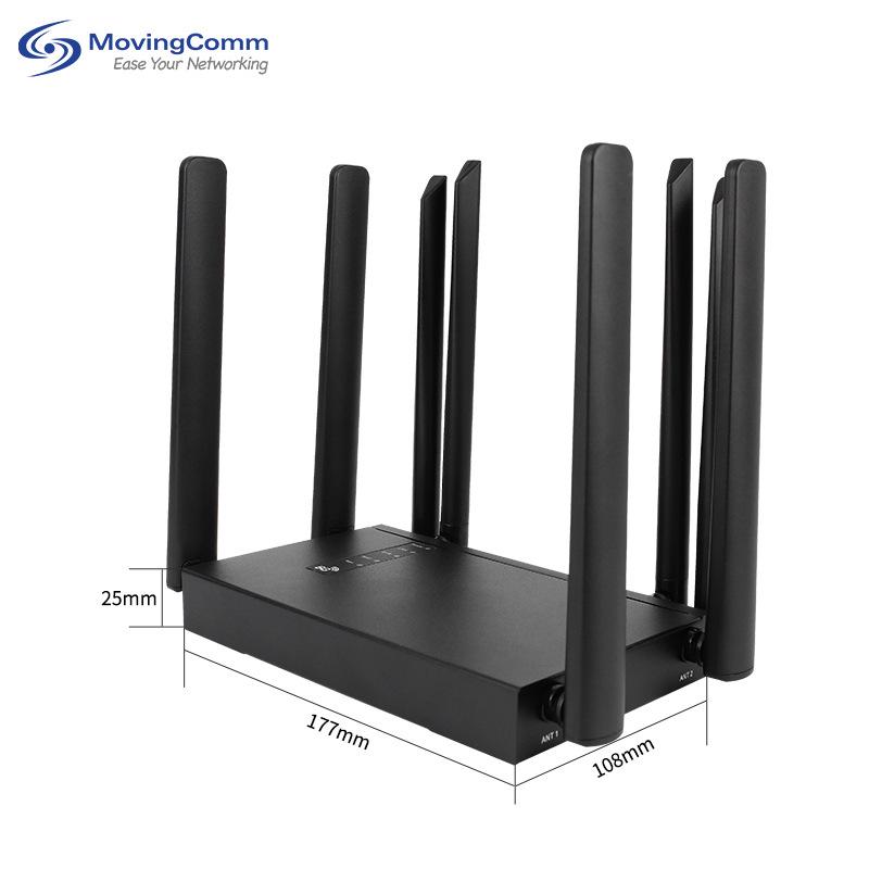 5G Dual-Band Wi-Fi 6 Router with Gigabit Speed, CPE for Home/Office, SA/NSA Radio, Supports 5G SIM, Ideal for Live Streaming.