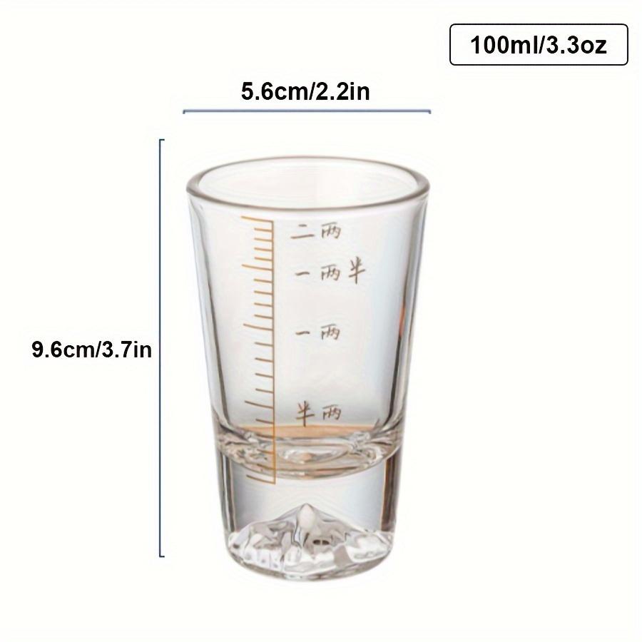 1 adet/6 adet Dağ Shot Bardakları Shot Bardakları Küçük Şarap Bardakları Çin Baijiu Bardakları Bar Pub Kulüp Restoran ve Ev Kullanımı İçin İçecek Kapları