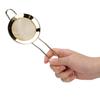 Stainless Steel Cone Shape Cake Powder Filter Cocktail Mesh Strainer Bar AccessoriesGold