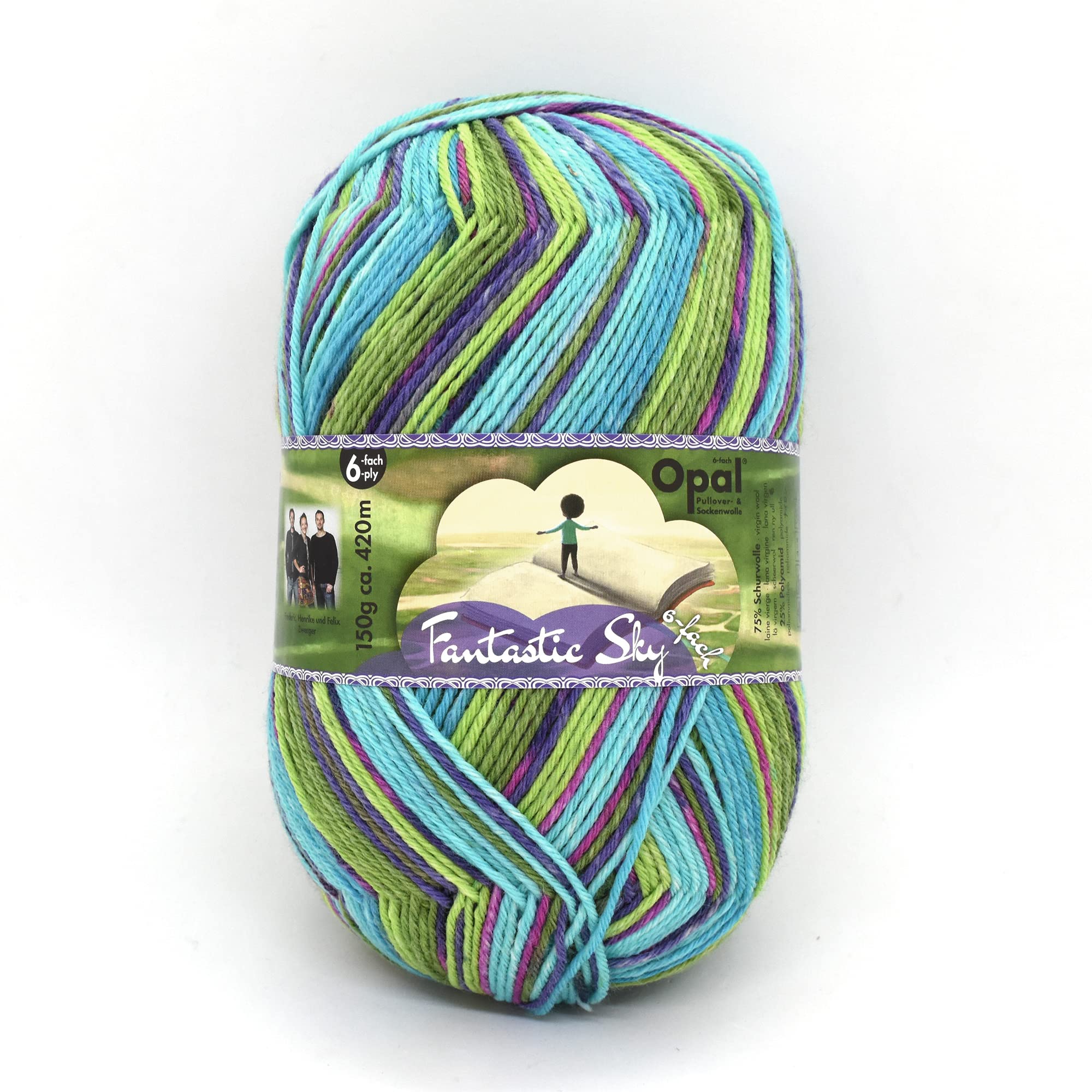 

Opal Sock Yarn Sky 6ply Fantastic 11220