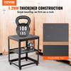 Planer Stand, 100 lbs/ 45 kg heavy loads, Three-Gear Height Adjustable thickness planer table,with 4 Stable Casters & Storage Space, for most planers,
