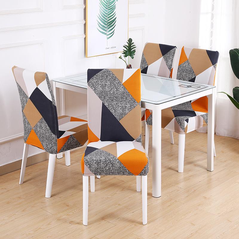 Dining Room Chair Slipcover Stretch Dining Chair Cover Parsons Seat Cover Stretch Chair Cover For Dining Room Kitchen 1/2/4/6Pcs