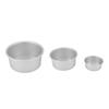 4 6 8 Inch Cake Pan Set Aluminum Alloy Bakeware Round Cake Pan for Baking Party Birthday Christmas