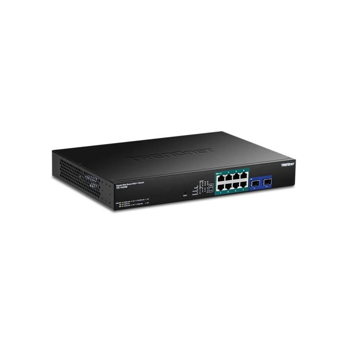 Commutateur Gigabit Web Smart PoE++ - TRENDnet - TPE-1020SB - 10 ports - 95 W PoE++ - Noir