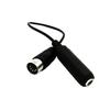 30cm/11.81inch 6.35mm to DIN 5Pin Cable Female to Male Connectors Cord Wire for Connecting Speakers and Recorders