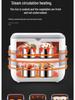 Portable Electric Lunch Box for Heating, Steaming, Cooking, and Warm Food Storage - Ideal for Office Workers