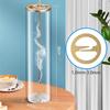 Arzător de Tămâie Modern din Sticlă Suport Anti-Cenușă pentru Tămâie Zburătoare Plată pentru Tămâie Colector de Cenușă Pentru Decor Acasă Yoga Meditație