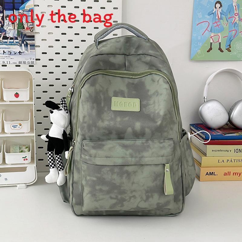 

Backpack Nylon Fashionable With Letter Print Design For College Travel And зелёный