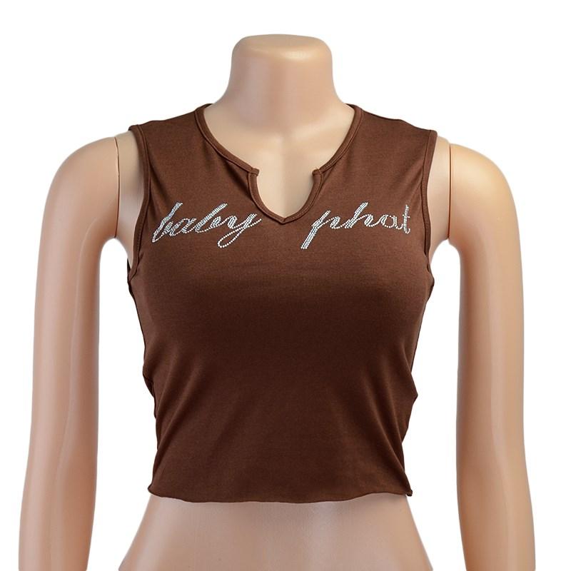 Brown 2021 Vintage Clothes Y2k Corset Crop Top Women Gothic Sexy Cyber Baby Tee Aesthetic Grunge 90s Ropa Fairycore Summer New