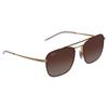 Ray Ban Brown Gradient Square Sunglasses Rb3588 905513 55