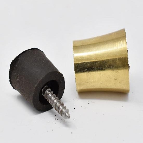 Brass Cane Walking Stick Handle Eagle Head Cast Brass with Replacement Rubber Brass On the Exterior Connecting Rod