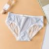Tenké průhledné dívčí vyhloubené spodní prádlo Malé Fresh Cross Mesh Triangle Kalhoty Dámské Krajkové Triangle Kalhoty Dámské