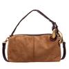 Women Small Soft Faux Suede Pillow Handbag 2026 Winter Simple Simple Short Handle Crossbody Bag for Female Fashiable Urban