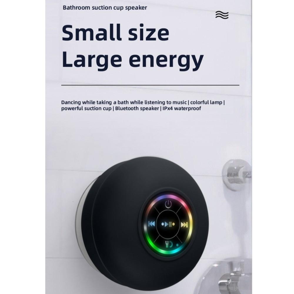 Portable Mini Bluetooth Speaker Wireless Waterproof Handsfree Loudspeaker  For Bathroom