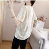 Versatile Women's 2026 Fashion Hollow Out Round Neck Loose Knitwear - Slimming Summer Short Sleeve New Arrival