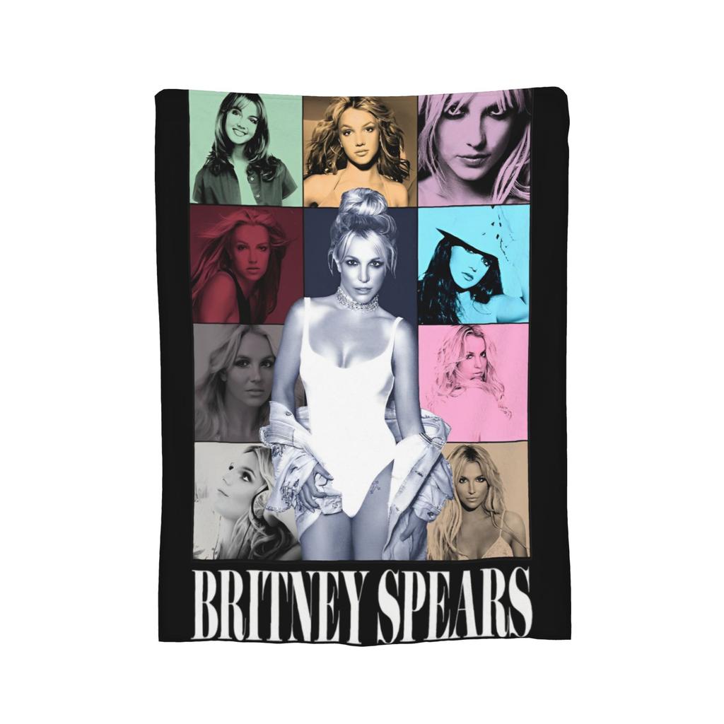 Britneys Spears Wind Blanket Fleece Decoration Multifunction Super Soft Throw Blankets for Bed Car Bedding Throws